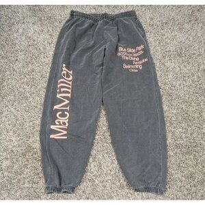 Mac Miller Official Sweatpants Mens Medium Grey Blue Slide Park Music Album